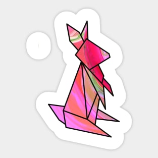 Geometric Rabbit Sticker